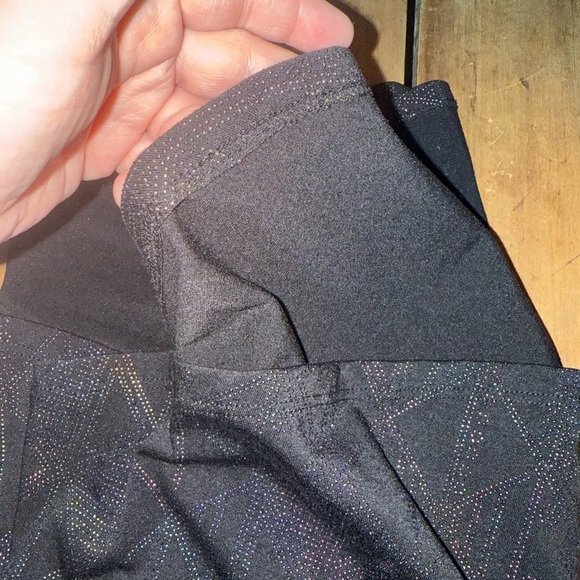 LuLaRoe Carly Size Small Pocket Geometric Dress Black Simply Comfortable - Picture 5 of 6